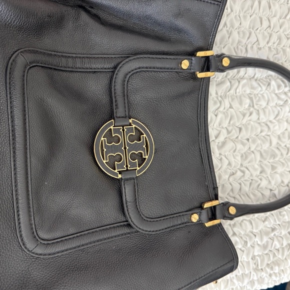 Tory Burch Black Tote with Gold Details - Picture 4 of 8